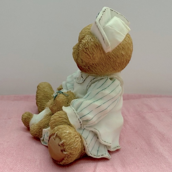 Cherished Teddies Laura Figurine with Brown and Cream Accents - Picture 3 of 9